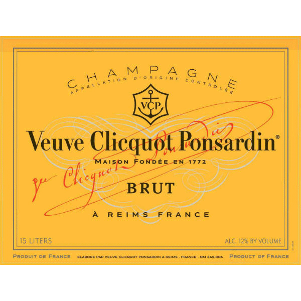 Veuve Clicquot Ponsardin Brut Nebuchadnezzar 1500CL fles