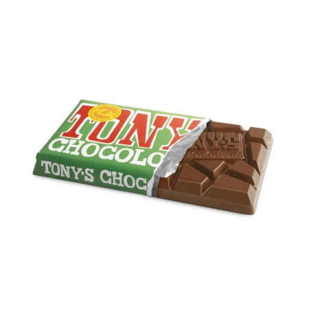 Tony's chocolonely hazelnoot chocoladereep