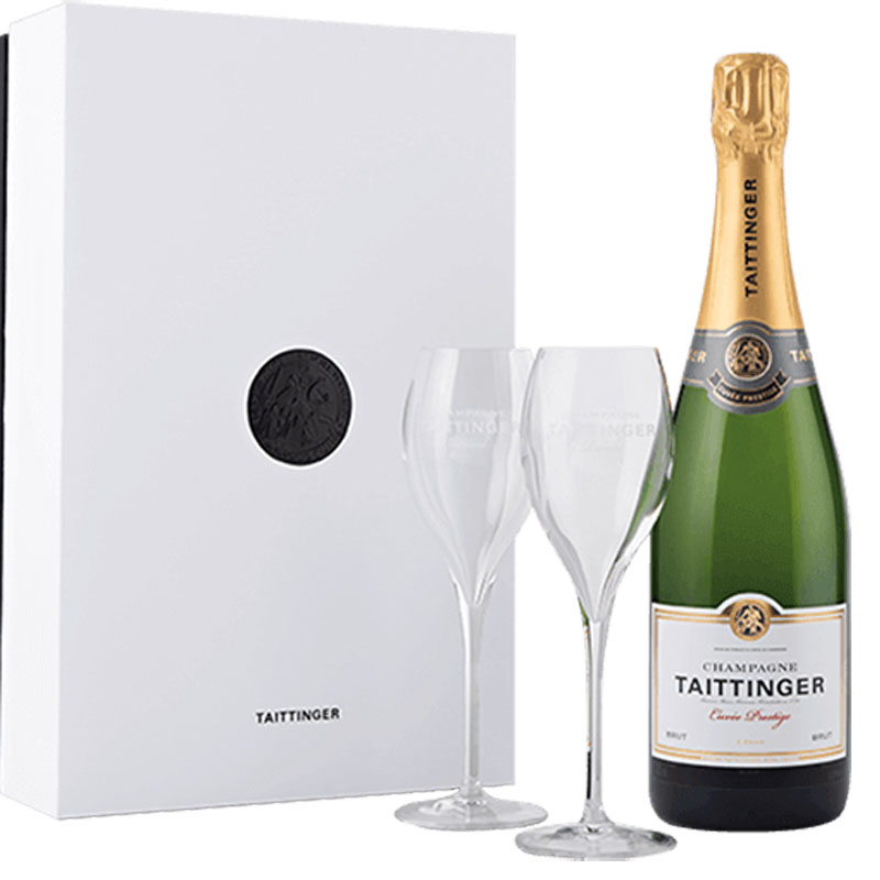 Taittinger Brut Réserve in giftpack Paradoxe
