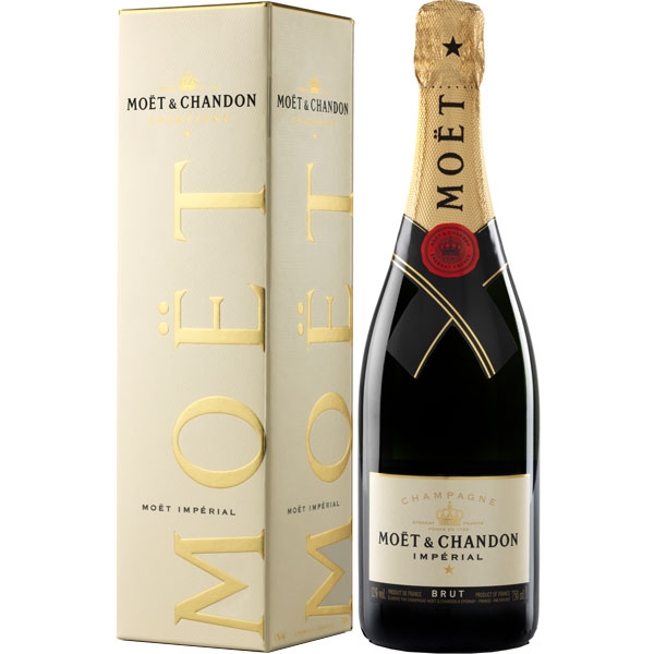 Champagne Moët & Chandon, Brut Impérial 750ML in geschenkverpakking