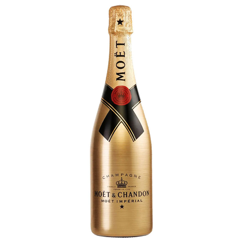 Champagne Moët & Chandon, Brut Impérial 75cl Golden Bottle