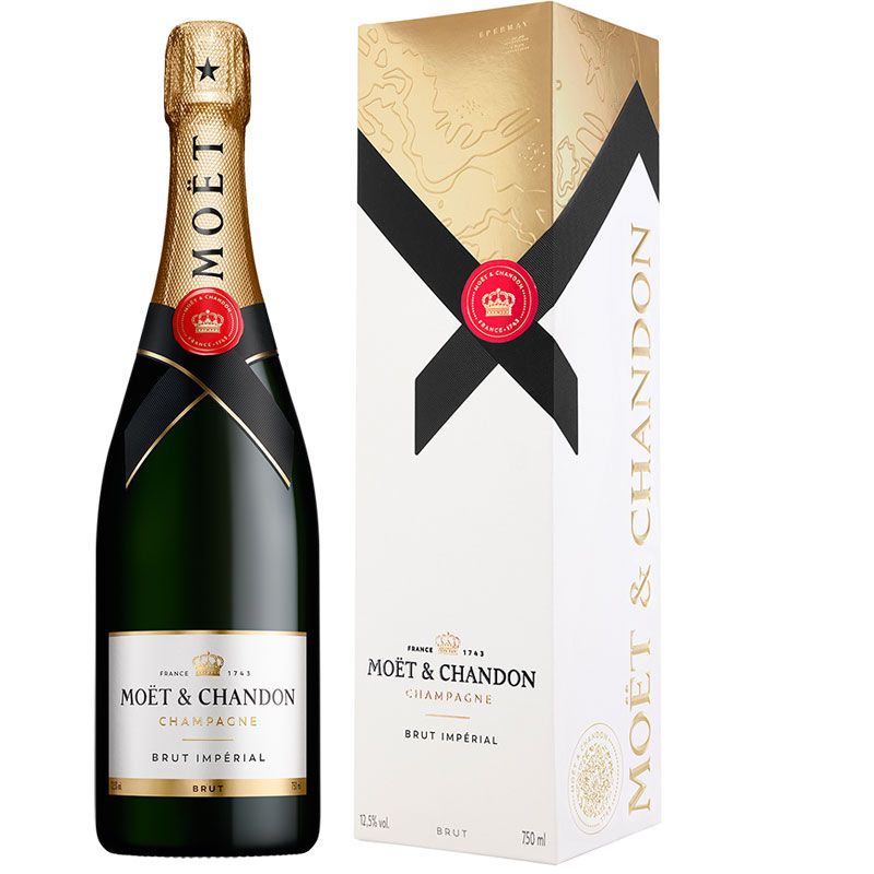 Champagne Moët & Chandon, Brut Impérial 750ML in geschenkverpakking
