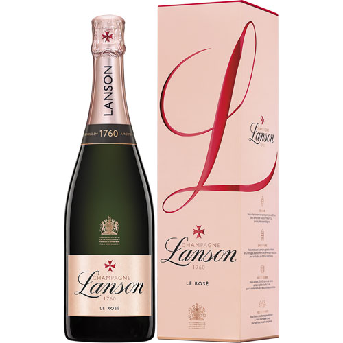 Champagne Lanson Le Rosé in geschenkverpakking 750 ML