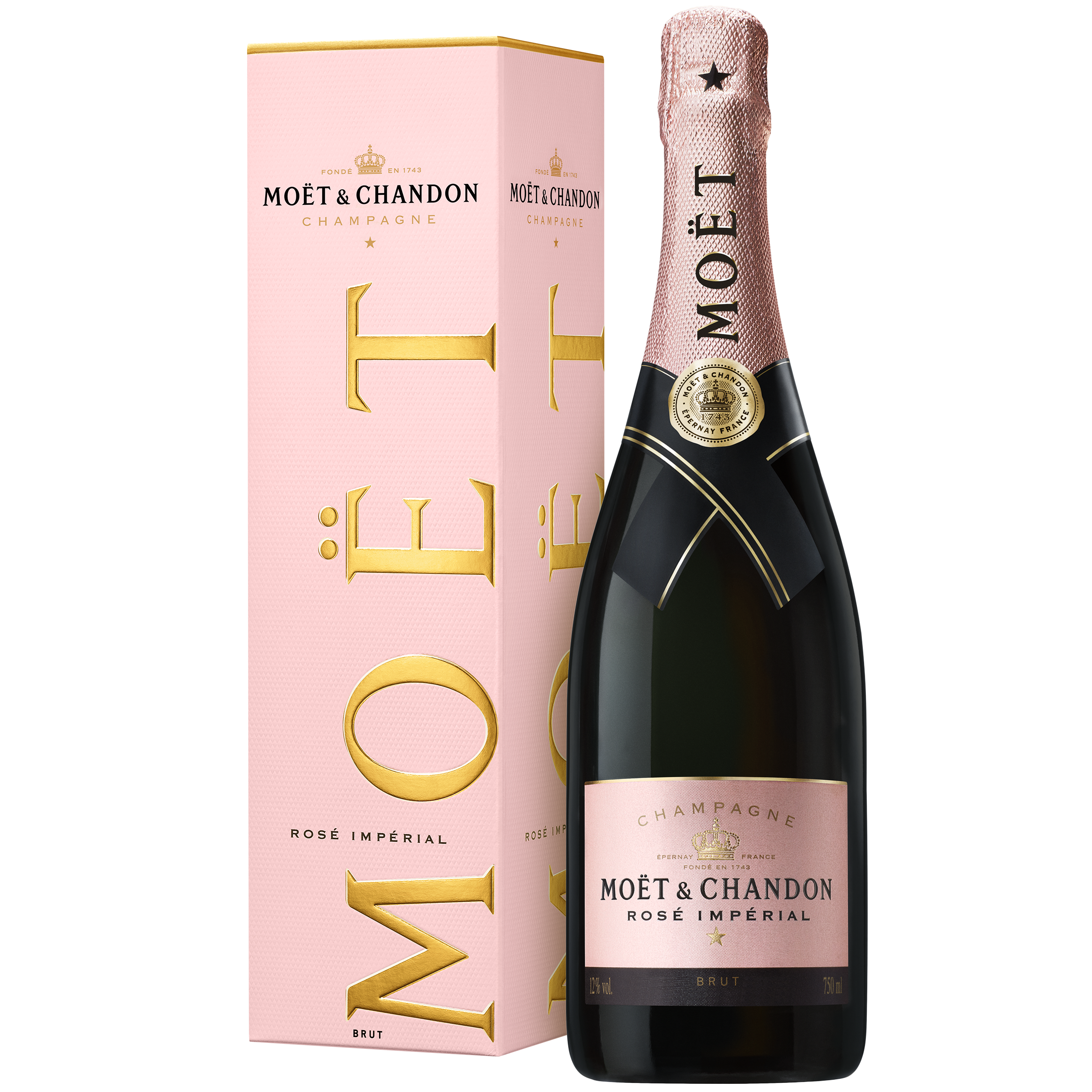 Champagne Moët & Chandon Brut Impérial Rosé 750ML Champagne Moët & Chandon Brut Impérial Rosé 750ML