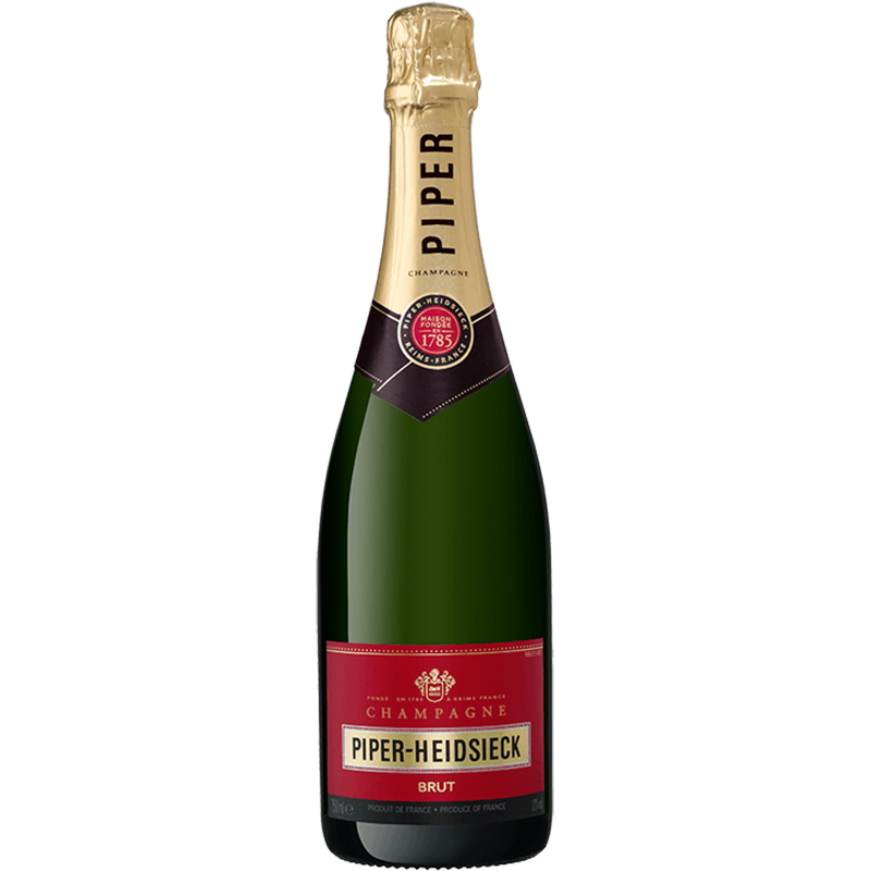 Piper-Heidsieck brut in geschenkdoos met 2 flutes