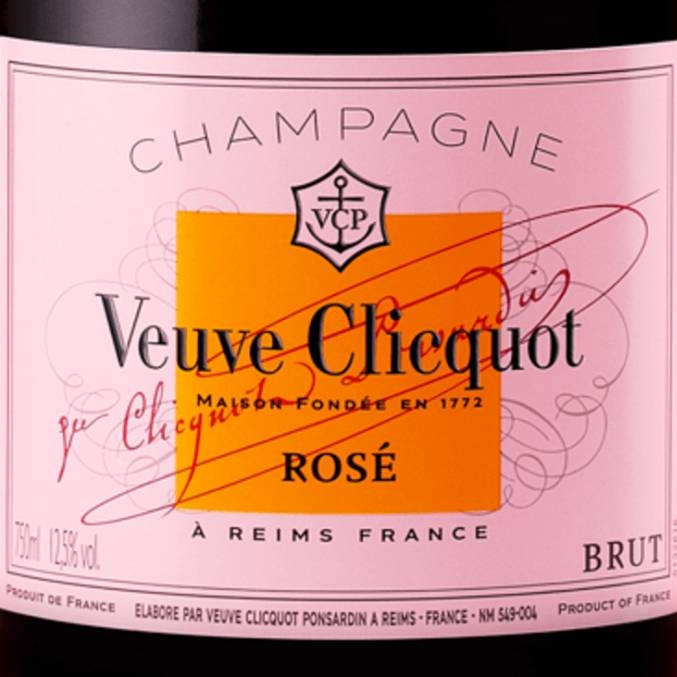Champagne Veuve Clicquot Ponsardin Rosé 75CL etiket Veuve Clicquot Ponsardin Rosé 75CL