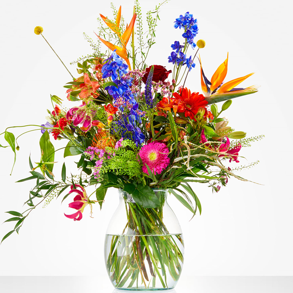 Kleurexplosie boeket