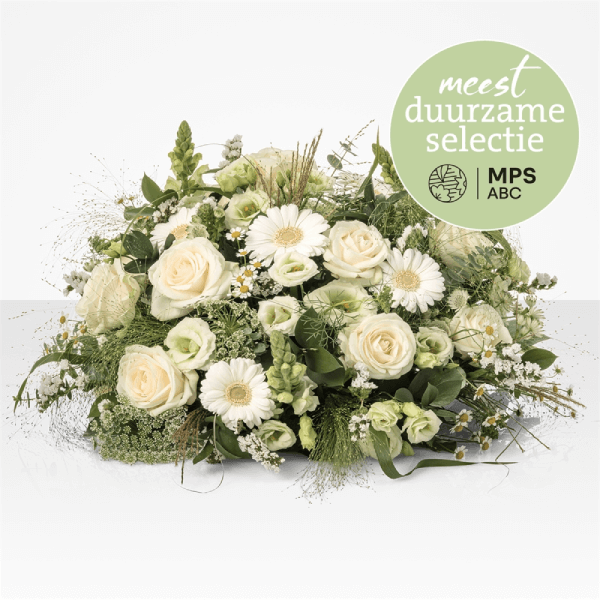 Duurzaam wit rouwstuk