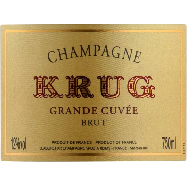 Krug Grande Cuvée champagne