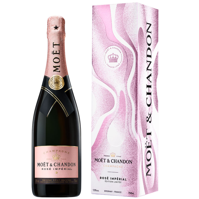 Moët & Chandon Rosé Impérial in EOY verpakking