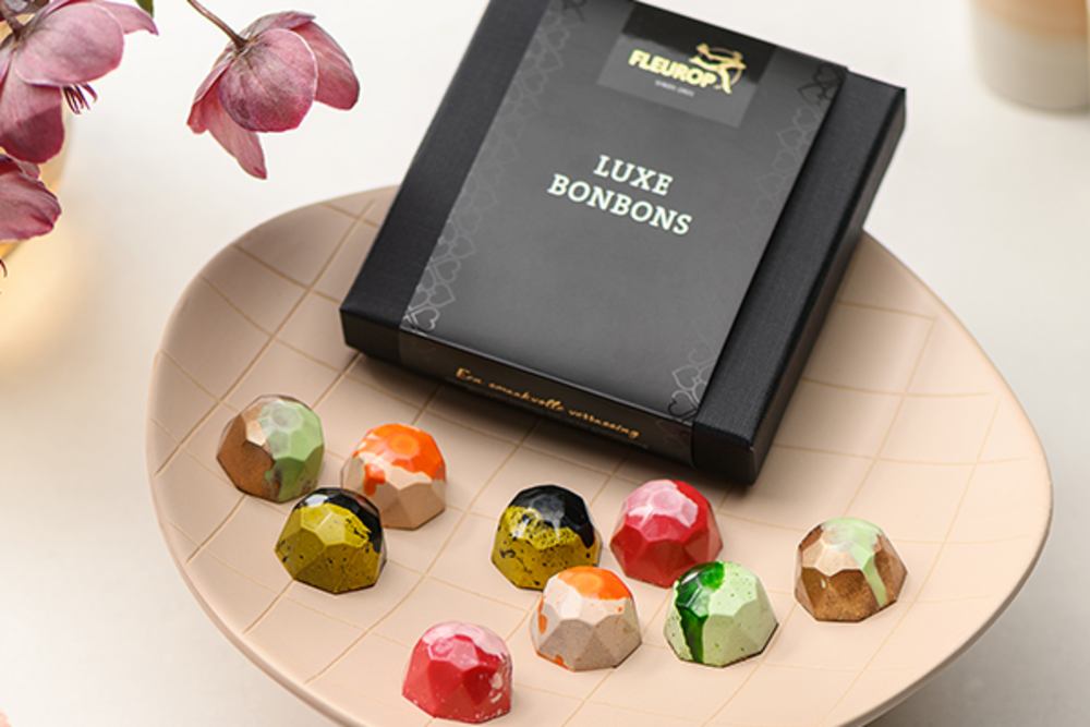 9 Luxe bonbons in giftbox € 16,95