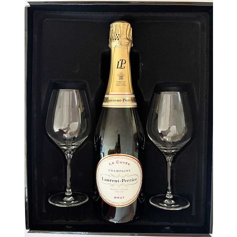 Moet & Chandon Brut Impérial in luxe geschenkdoos met glazen
