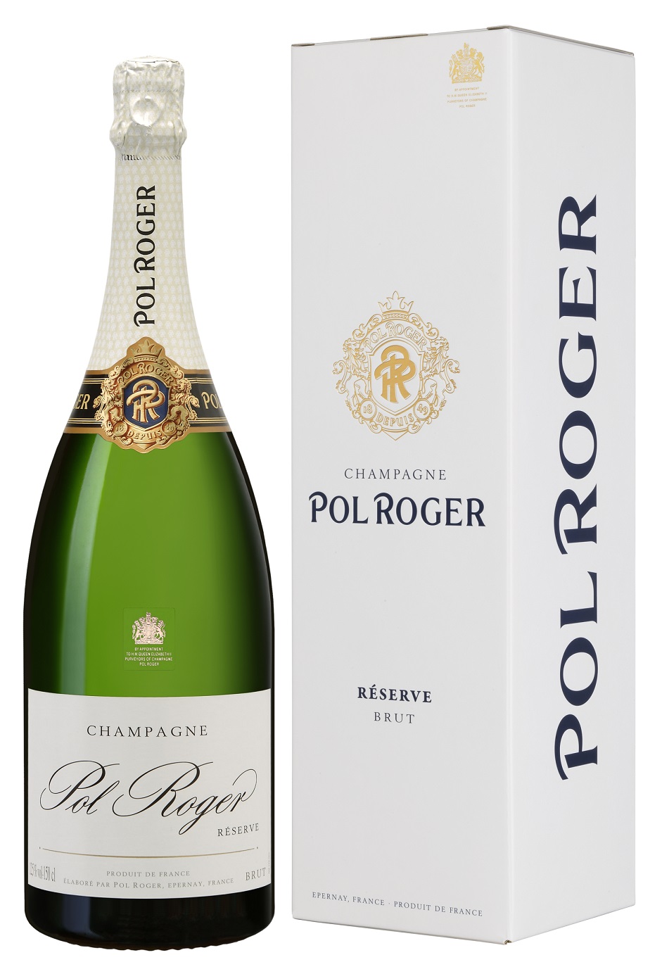 De Pol Roger brut réserve magnum GB Epernay