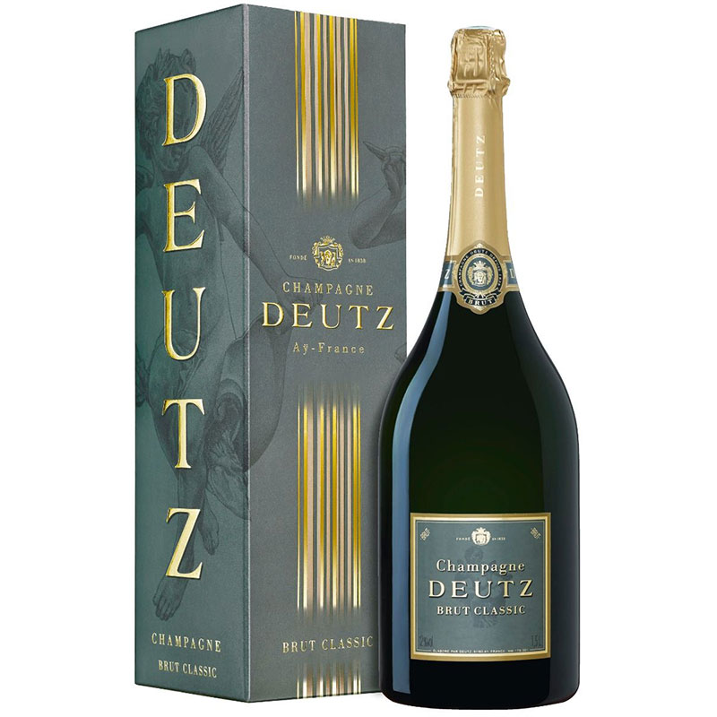 Champagne Deutz Brut Classic Magnum 1500ML in geschenkverpakking