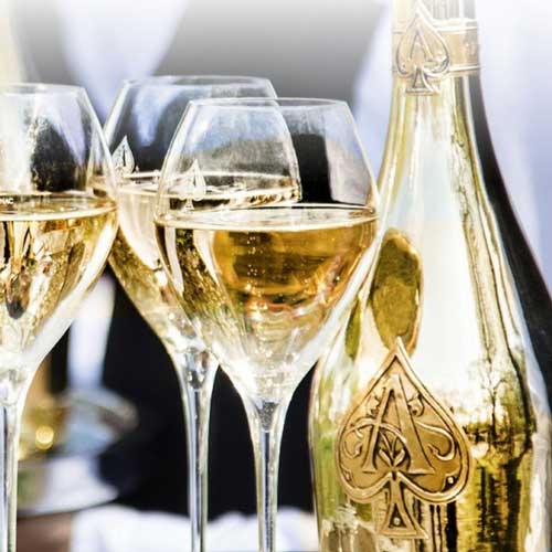 Champagne Armand de Brignac Brut Gold in luxe coffret Magnum