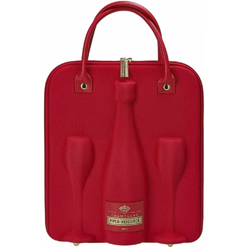 Piper-Heidsieck Cuvée Brut in Travelbag met 2 glazen 750ML