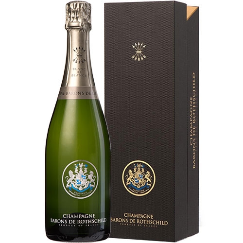 Champagne Barons de Rothschild Blanc de Blancs in coffret Champagne Barons de Rothschild Blanc de Blancs 750ML