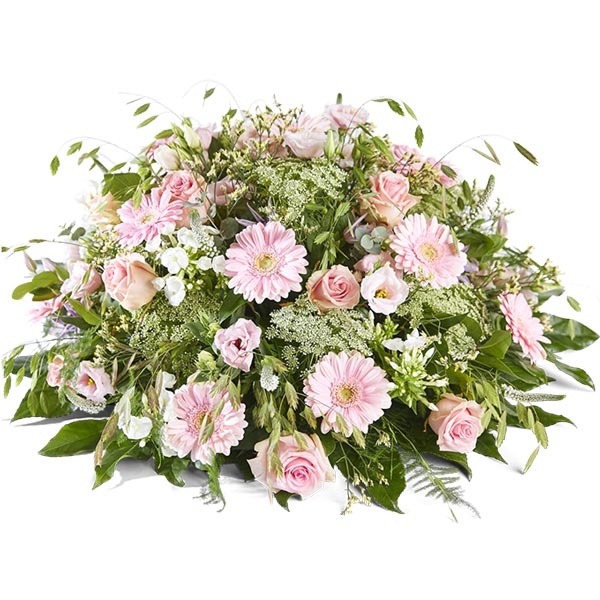 Rouwbiedermeier gemengd roze