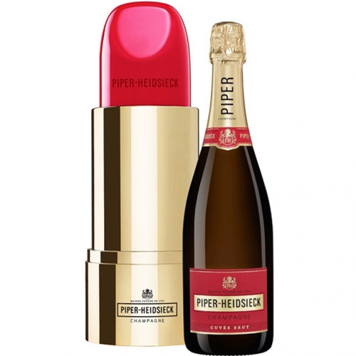 Piper-Heidsieck Brut in Lipstick koeler 750ML