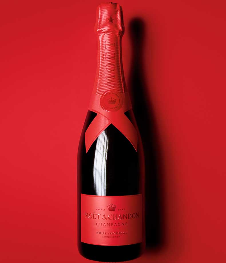 Moet Brut imperial EOY 2025 Red