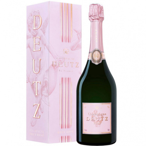 Champagne Deutz Brut Rosé in Sakura cadeauverpakking 750ML