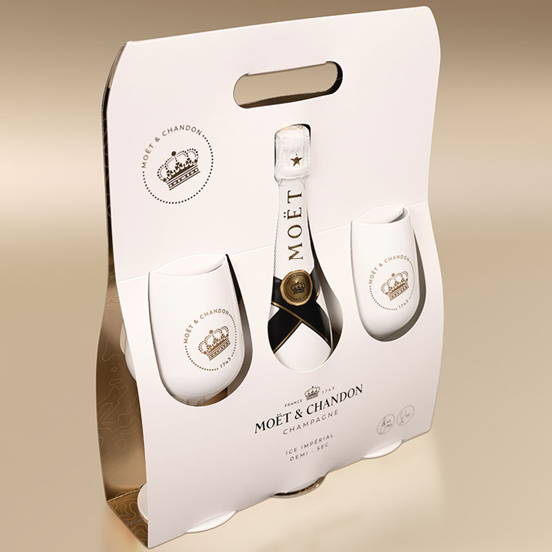 Moët & Chandon Ice Giftpack White met glazen