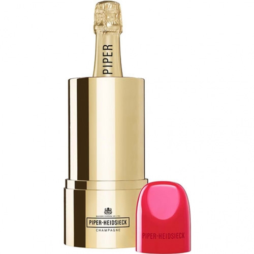 Piper-Heidsieck Brut in Lipstick koeler 750ML