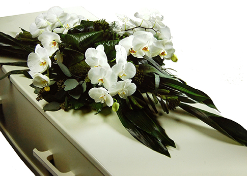 Kistbedekking Luxe met Orchidee