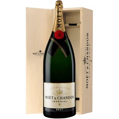 Moët & Chandon Brut Impérial Nebuchadnezzar 15 liter in houten kist