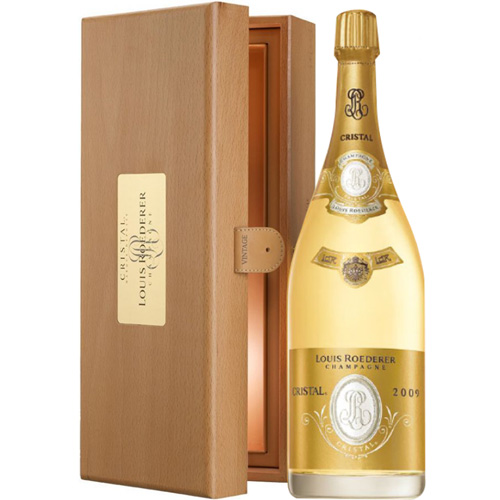 Louis Roederer Cristal 2009 in kist Magnum 1.5 Liter