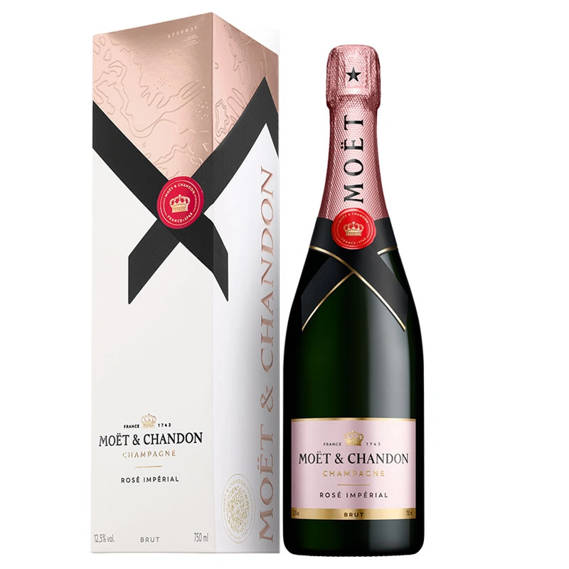 Moët & Chandon Rosé Impérial champagne in geschenkverpakking 75 cl