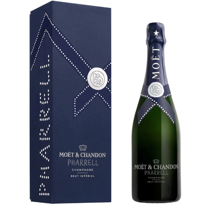 Moët & Chandon Pharrell Limited Edition Brut Impérial champagne in geschenkverpakking