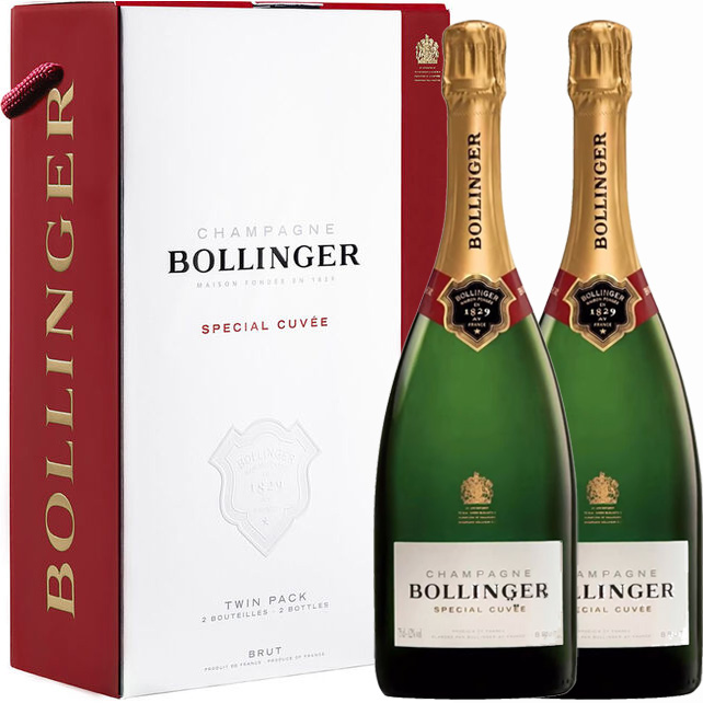 Bollinger Special Cuvée Twin Pack geschenkverpakking