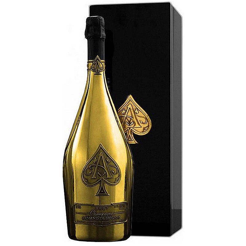 Champagne Armand de Brignac Brut Gold in luxe coffret Magnum