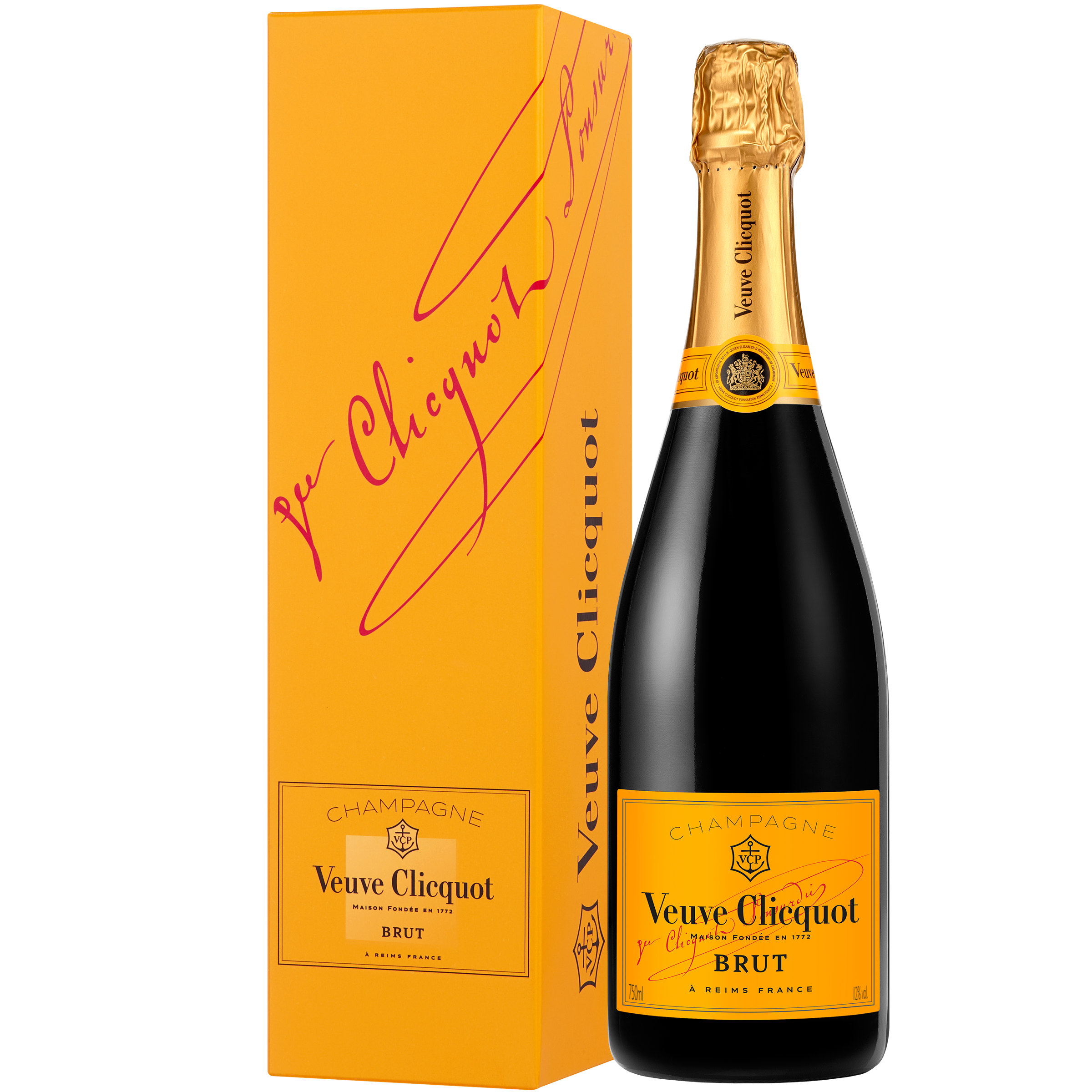 Veuve Clicquot Brut 75CL in geschenkverpakking
