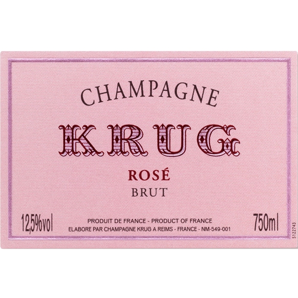 Champagne Krug Brut Rosé 75CL in Coffret