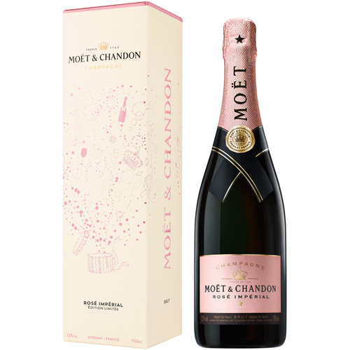 Moët & Chandon Rosé Impérial in End Of Year giftbox 750ML
