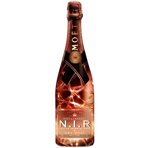 Moët & Chandon N.I.R. Dry Rosé 750ML met ledlampje
